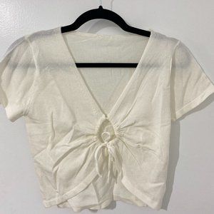 Women's Front Tie, Drawstring t-shirt